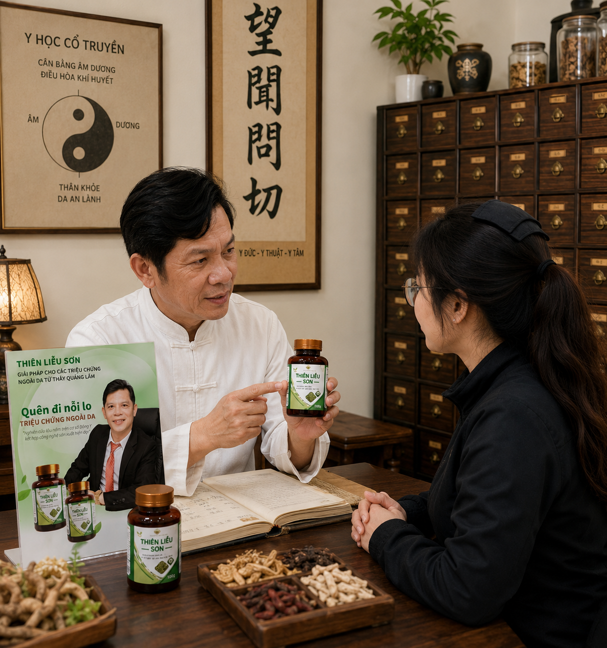 Thầy Quảng Lâm – người đồng hành cùng người bệnh da liễu